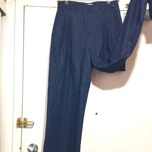 BABATON HIGH RISE PLEATED FRONT JEANS SIZE 4 - Picture 6 of 10